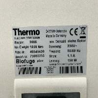 Heraus Biofuge Pico Centrifuge image 3